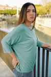 Camiseta lisa con bolsillo