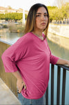 Camiseta lisa con bolsillo
