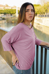 Camiseta lisa con bolsillo