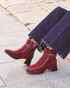 Botas de Media Caña DB-5544 Burdeos