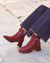 Botas de Media Caña DB-5544 Burdeos