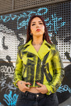 Cazadora biker polipiel
