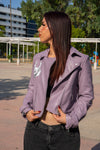 Cazadora biker polipiel