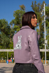Cazadora biker polipiel