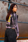 Cazadora biker polipiel