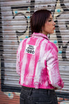 Cazadora biker polipiel