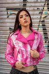 Cazadora biker polipiel