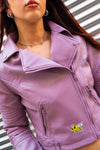 Cazadora biker polipiel
