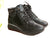 Botines negros con cordoneras