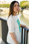 Camiseta recta "St Tropez soleil France"