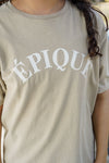Camiseta recta "Épique"
