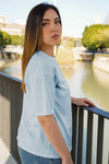 Camiseta recta "C'est la vie"