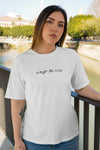 Camiseta recta "C'est la vie"