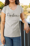Camiseta "Positive vibes"