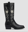 Botas de caña alta A-3432 Negro