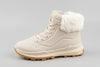 Botines beig con pelo