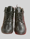 Botines negros con cordoneras