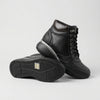 Botines negros con cordoneras