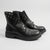 Botines negros con pedrería