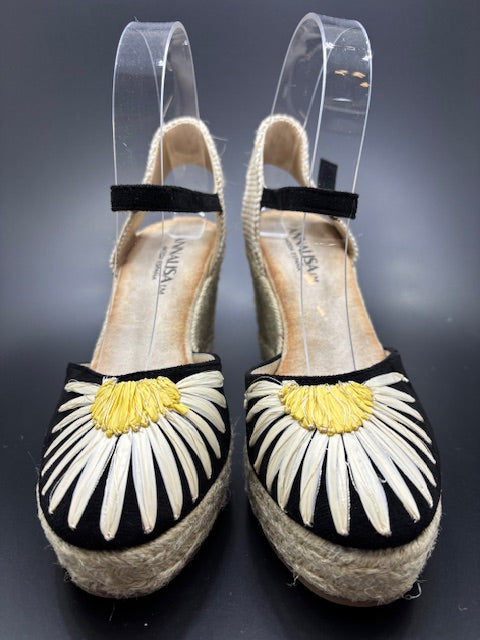 Sandalias de Cuña Margarita con Plataforma