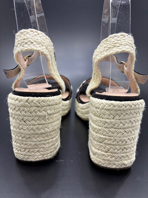 Sandalias Decor Tacón Ancho