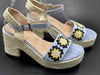 Sandalias Decor Tacón Ancho