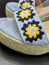 Sandalias Decor Tacón Ancho