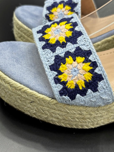 Sandalias Decor Tacón Ancho