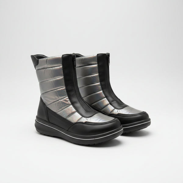 Botines M5801-40 Silver black