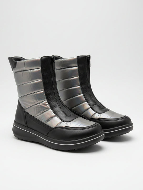 Botines M5801-40 Silver black