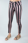Pantalones rayas con brillo