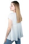 Blusa plisada
