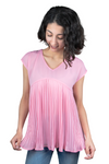 Blusa plisada