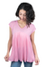 Blusa plisada