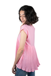 Blusa plisada