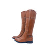 Botas planas de caña alta