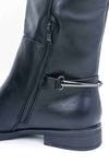Botas planas de caña alta