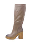Botas de tacón de caña alta