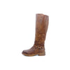 Botas planas de caña alta