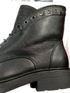 Botines negros con pedrería