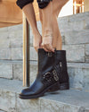 Botas de Media Caña S-2507 Negro