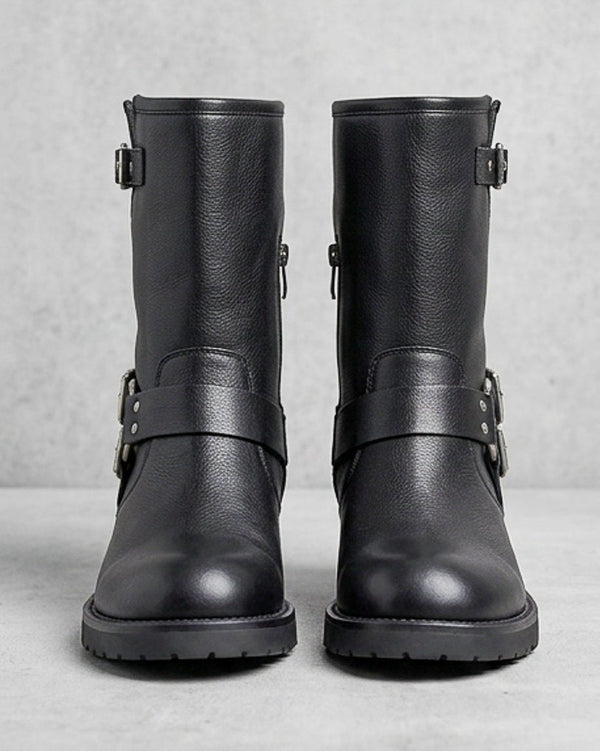 Botas de Media Caña S-2507 Negro