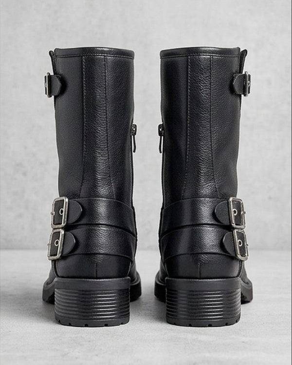 Botas de Media Caña S-2507 Negro