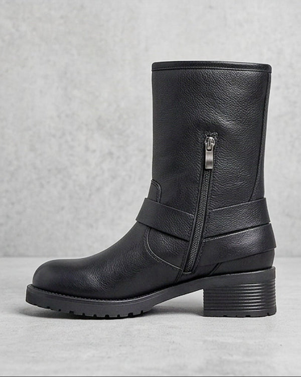 Botas de Media Caña S-2507 Negro