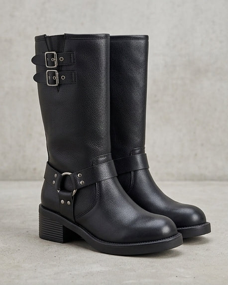 Botas de Media Caña S-5808 Negro