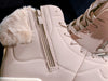 Botines soft pink con pelo