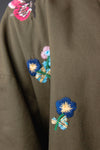 Gabardina bordados