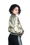Chaqueta bomber brillo