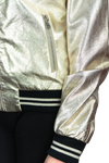 Chaqueta bomber brillo