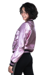 Chaqueta bomber brillo